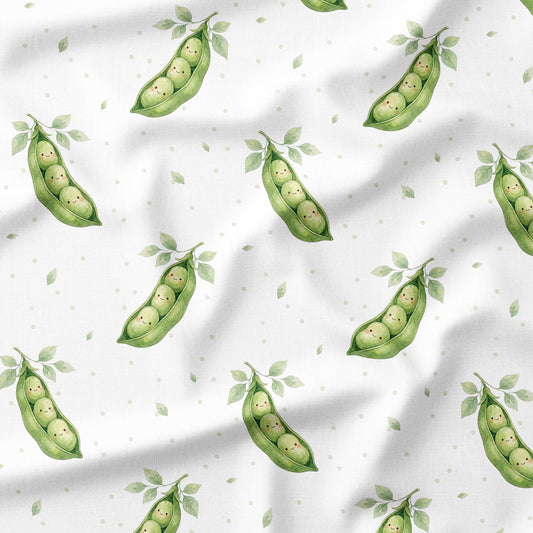 Banque de motif | Créez votre produit | Haricot vert et fond blanc