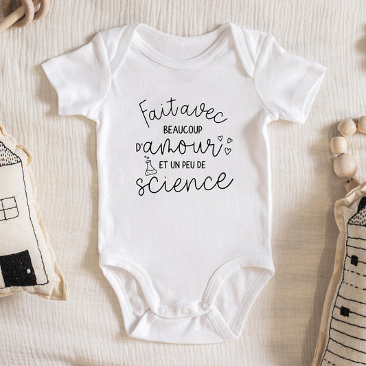 Cache-couche | Annonce grossesse Fait avec beaucoup d'amour et un peu de science