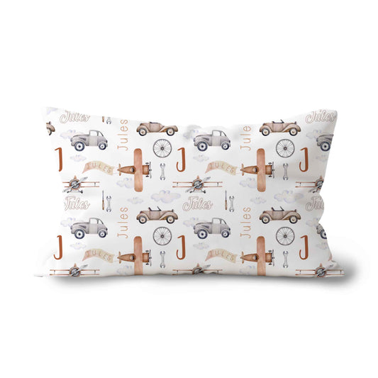 Couvre-oreiller standard | Aéroport prénom répétitif