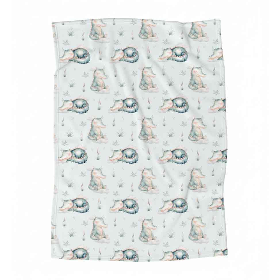 Couverture en minky | Croco dodo