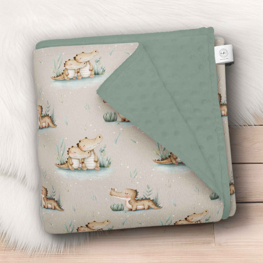 Couverture en minky | Câlins de crocos