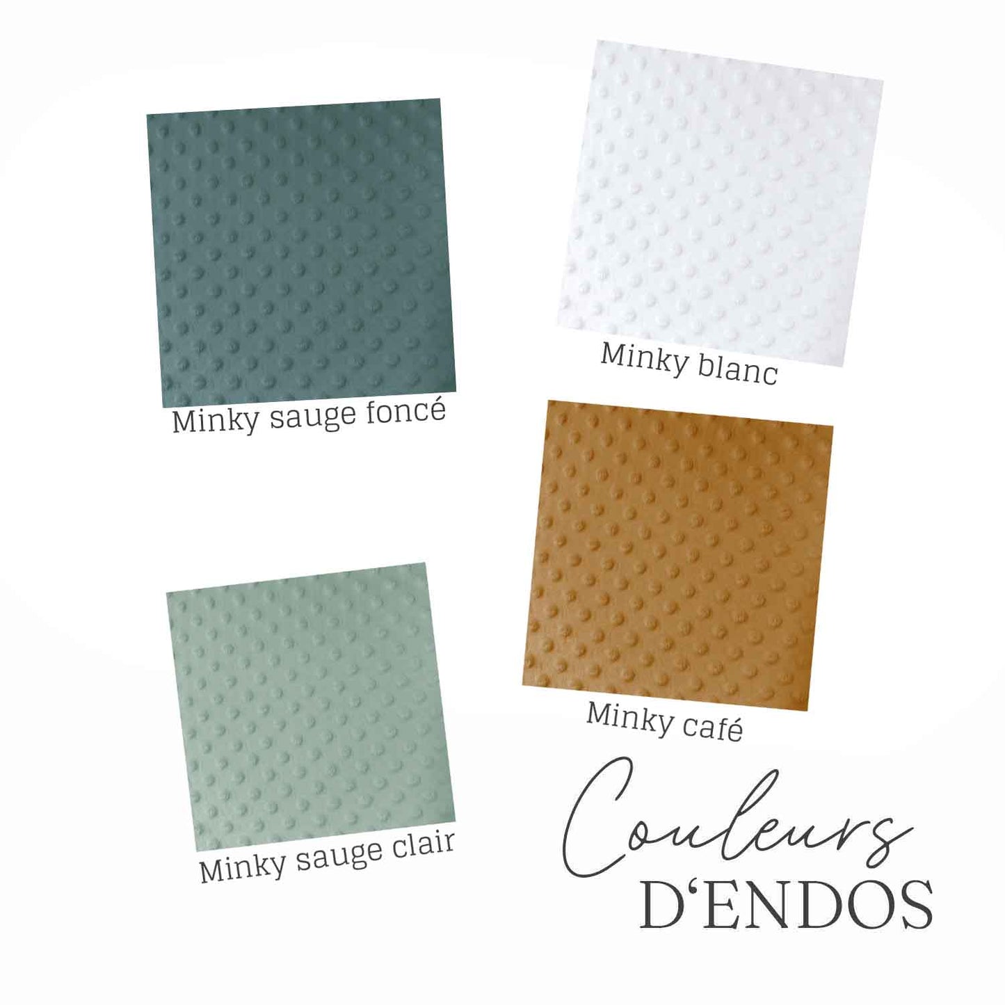 Couverture en minky | Cannetons marguerites