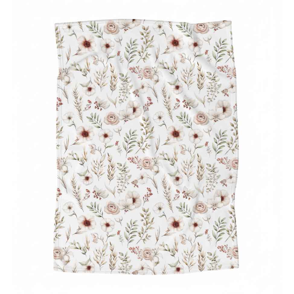 Couverture en minky | Douceur blush