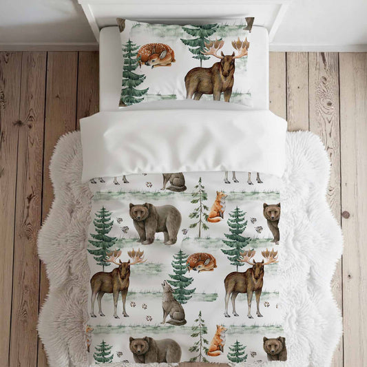 Literie pour lit simple | Animaux Montana gros motif