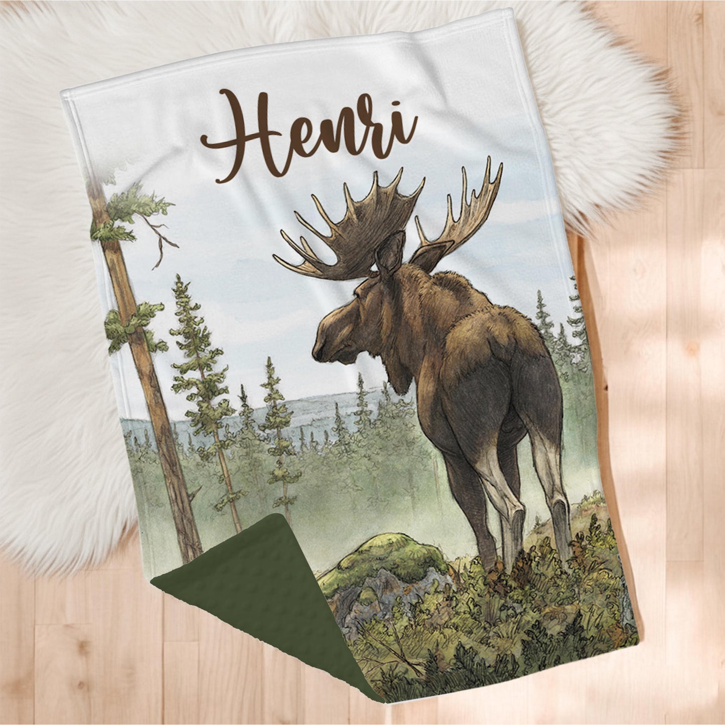 Couverture personnalisée | Orignal Majestueux