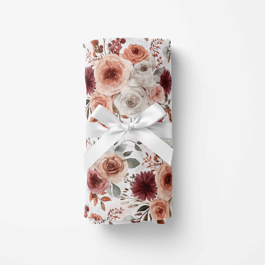 Couverture en mousseline de bambou | Épices d'automne