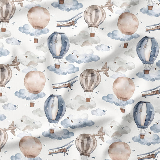 Banque de motif | Créez votre produit | Aviation bleu et beige