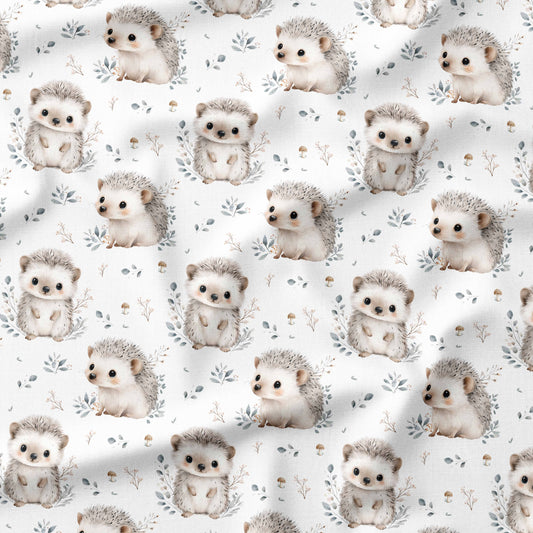 Banque de motif | Créez votre produit | Hérissons et feuilles