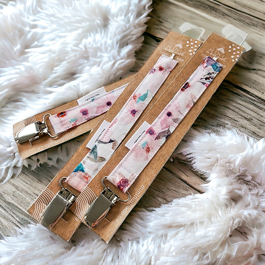 Attache-suce en tissu | Fleuri Pastel