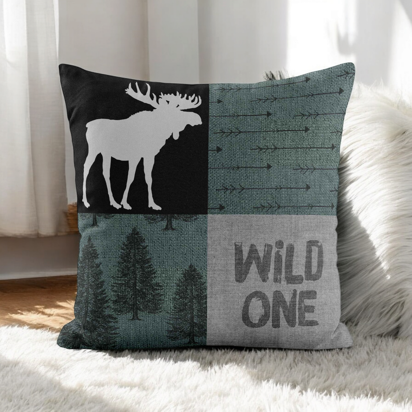 Coussin décoratif | Patchwork Wild One