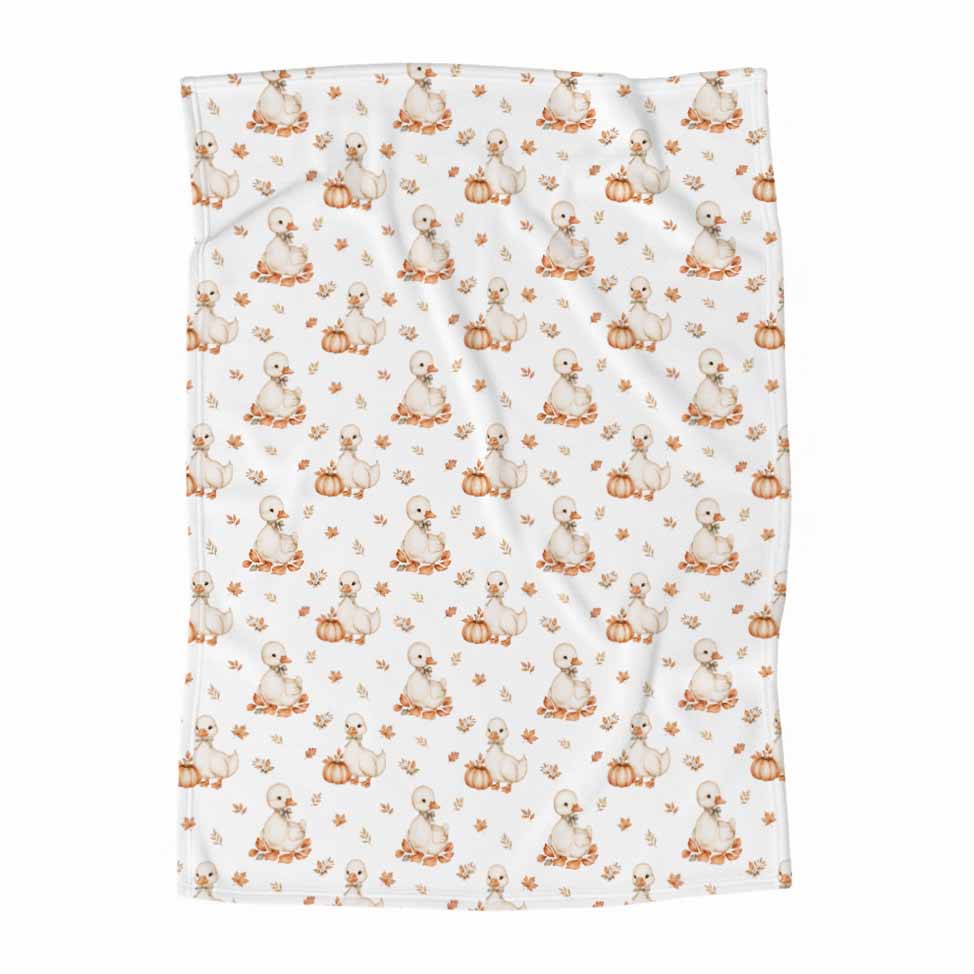 Couverture en minky | Oies automnales
