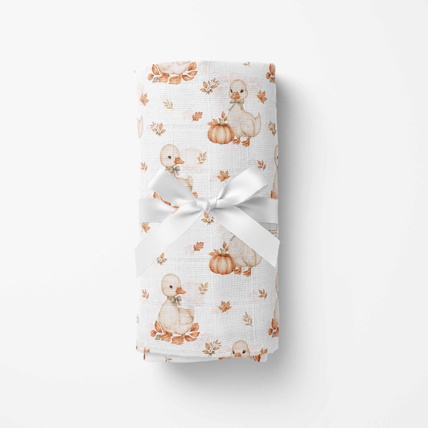 Couverture en mousseline de bambou | Oies automnales
