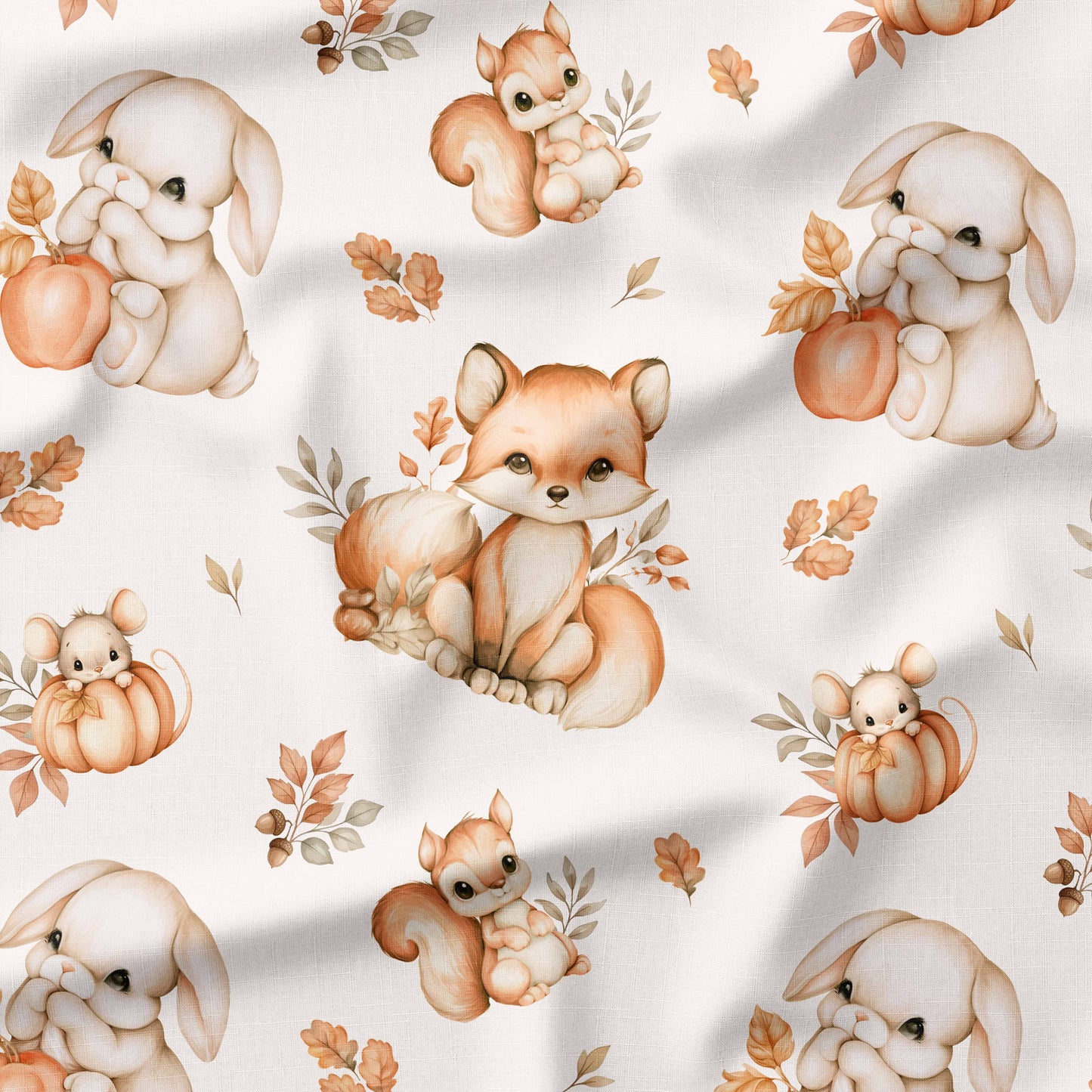 Banque de motif | Créez votre produit | Petits animaux d'automne