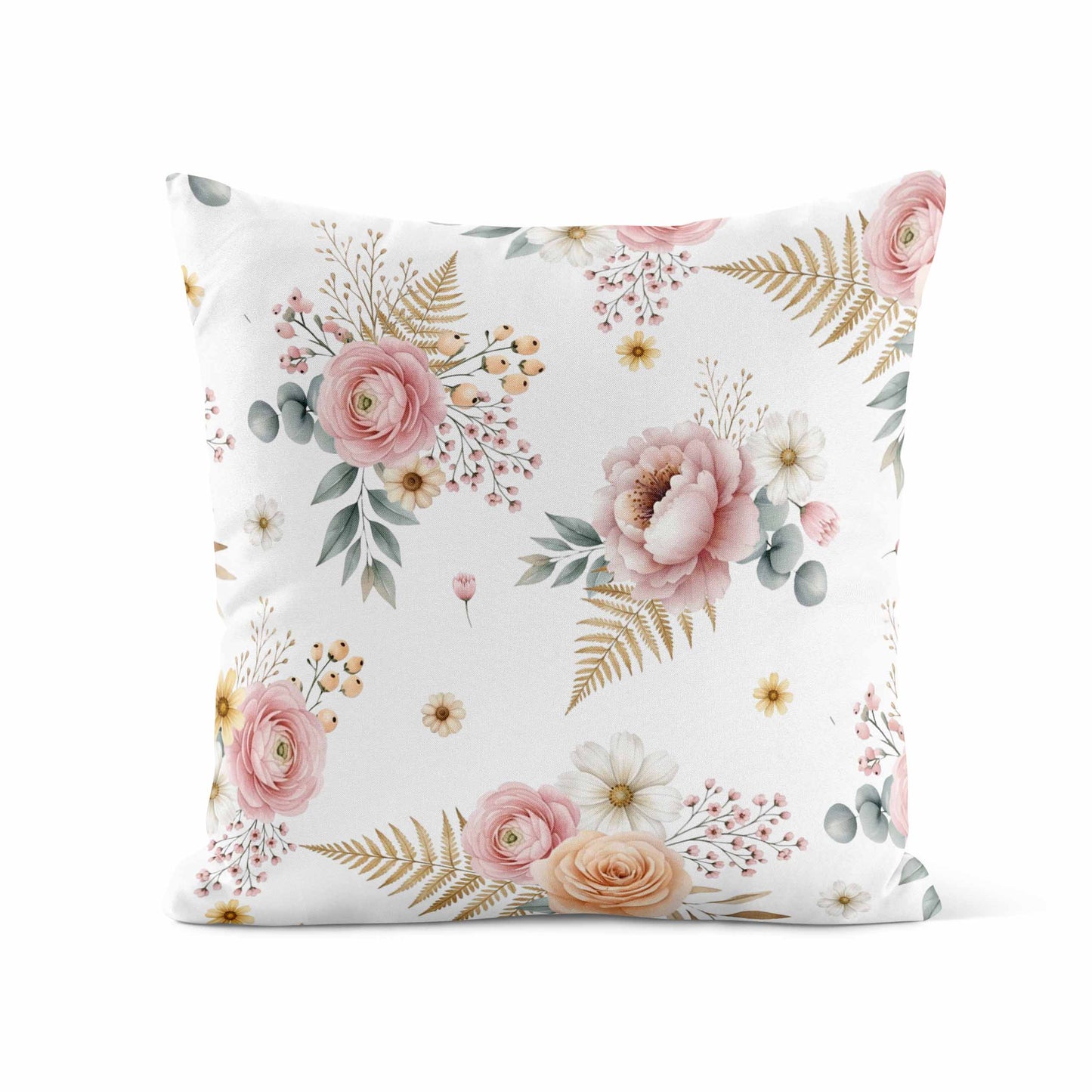 Housse de coussin | Fleuri Douce Forêt