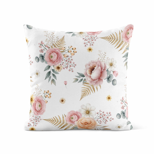 Housse de coussin | Fleuri Douce Forêt