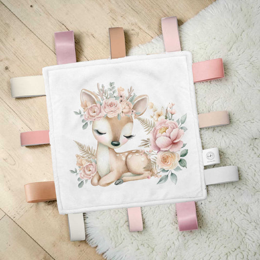 Doudou-étiquettes | Biche Douce Forêt