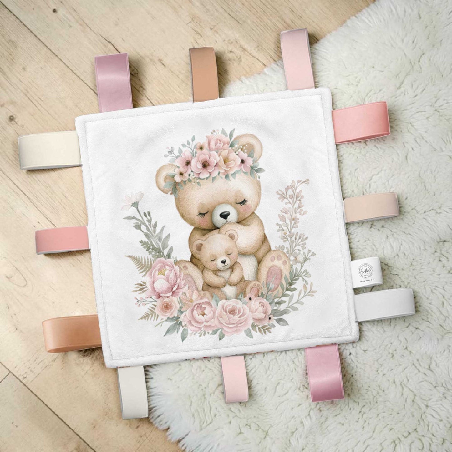 Doudou-étiquettes | Ourson Douce Forêt