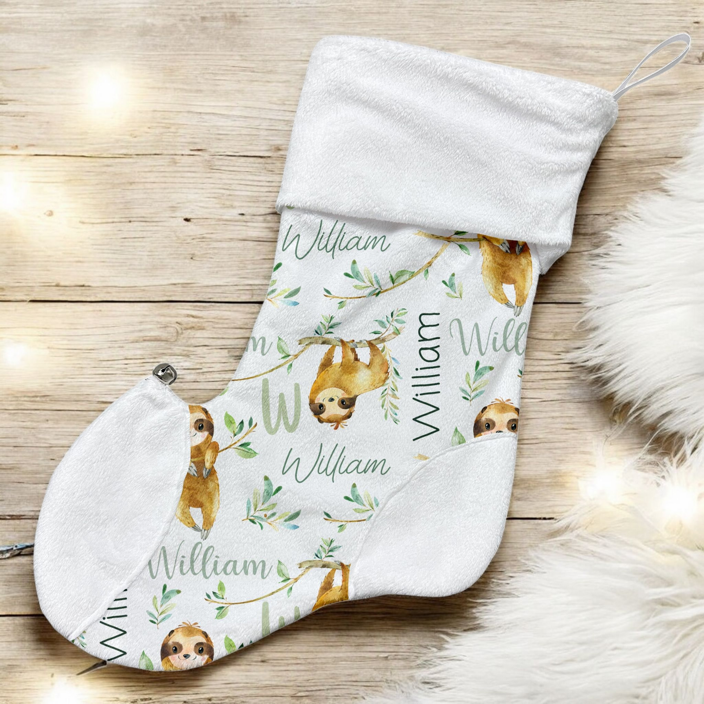 Bas de Noël | Vigne Paresseux prénom répétitif