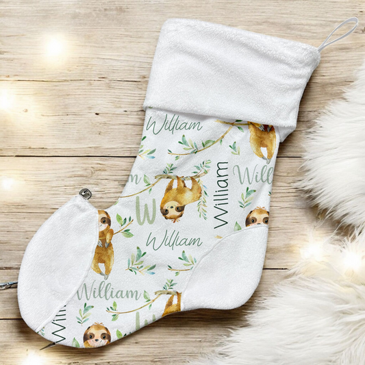 Bas de Noël | Vigne Paresseux prénom répétitif