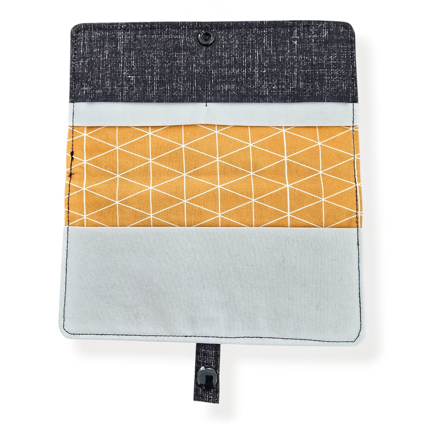 Protège-carnet de santé | Construction bleu et jaune