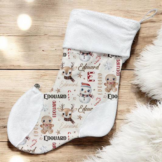 Bas de Noël | Premier Noël prénom répétitif