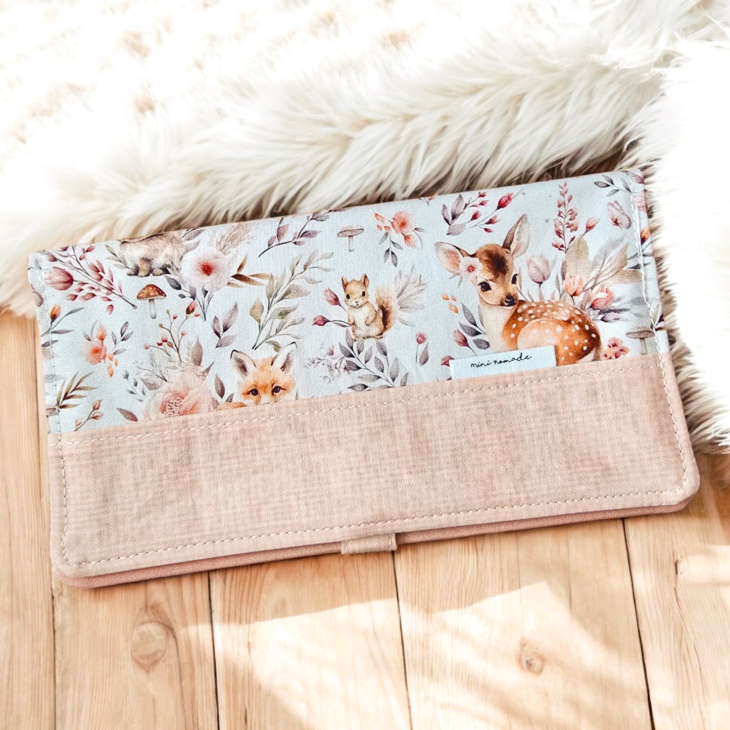 Protège-carnet de santé | Forêt Rosée