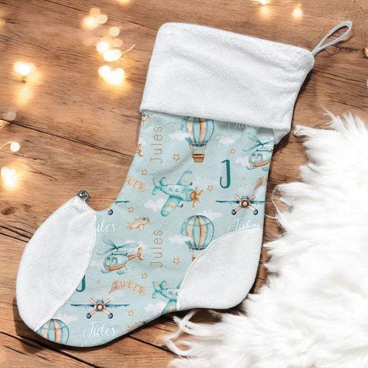 Bas de Noël | Aventures dans les Airs prénom répétitif