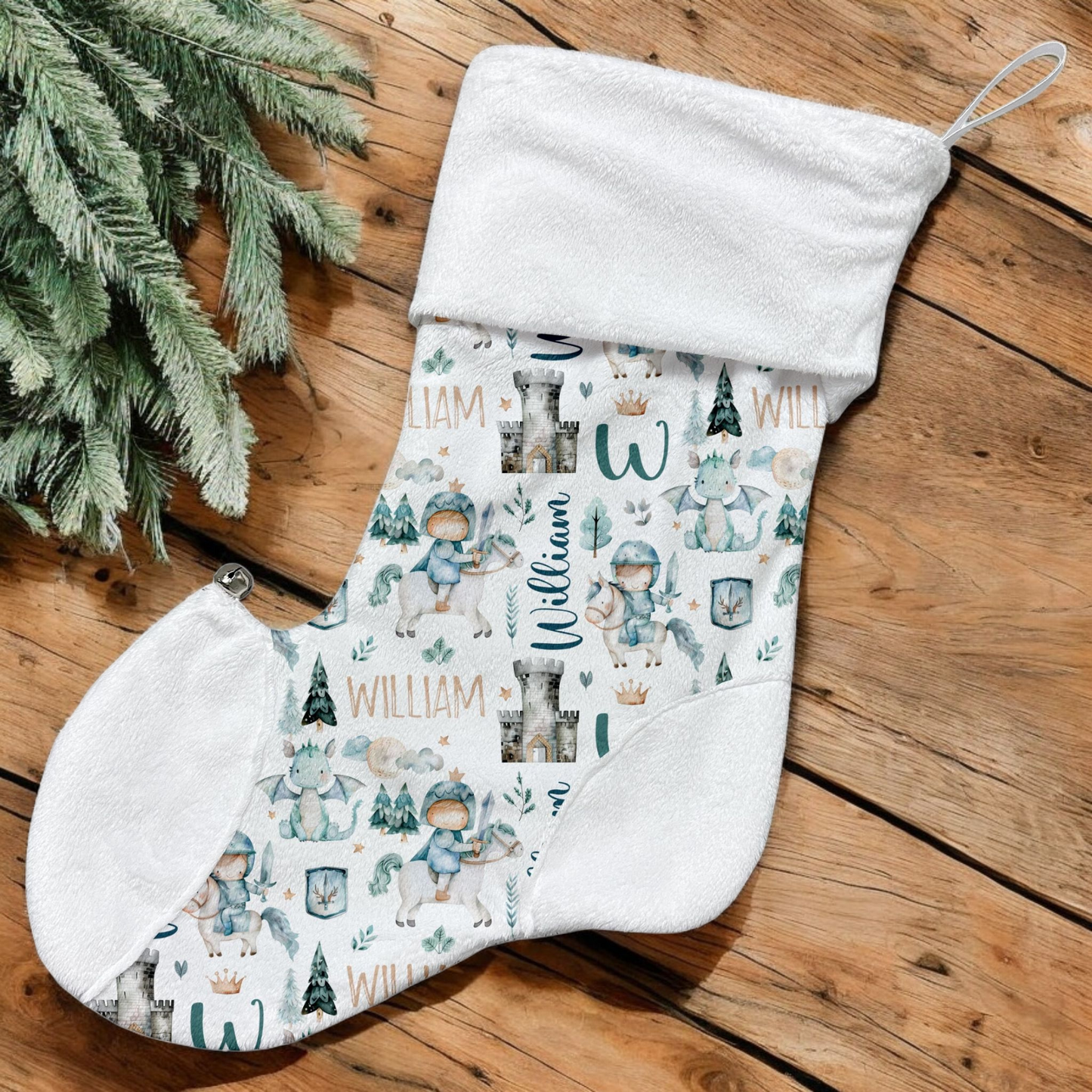 Bas de Noël | Petit Chevalier prénom répétitif