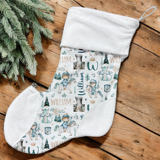 Bas de Noël | Petit Chevalier prénom répétitif