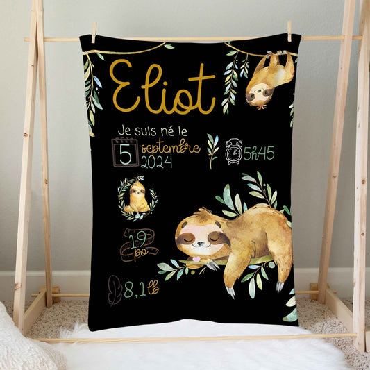 doudou-personnalisée-naissance-vigne-paresseux-cadeau-shower-baby-gift-shower