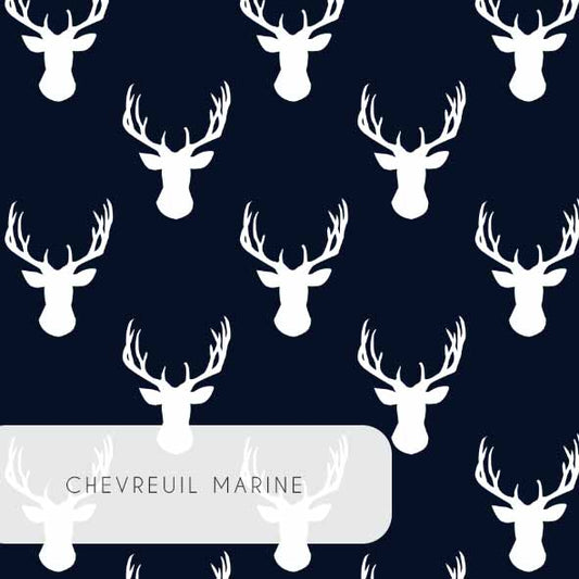 Tissu | Chevreuil marine