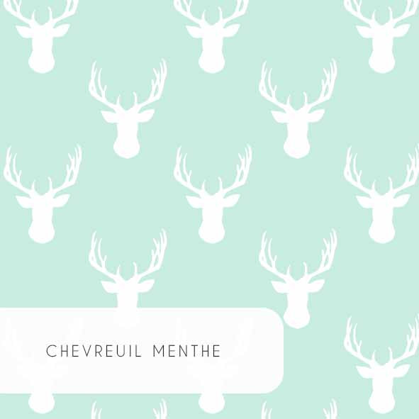 Tissu | Chevreuil menthe