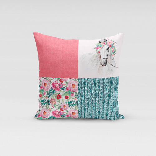 Coussin décoratif | Country Girl patchwork