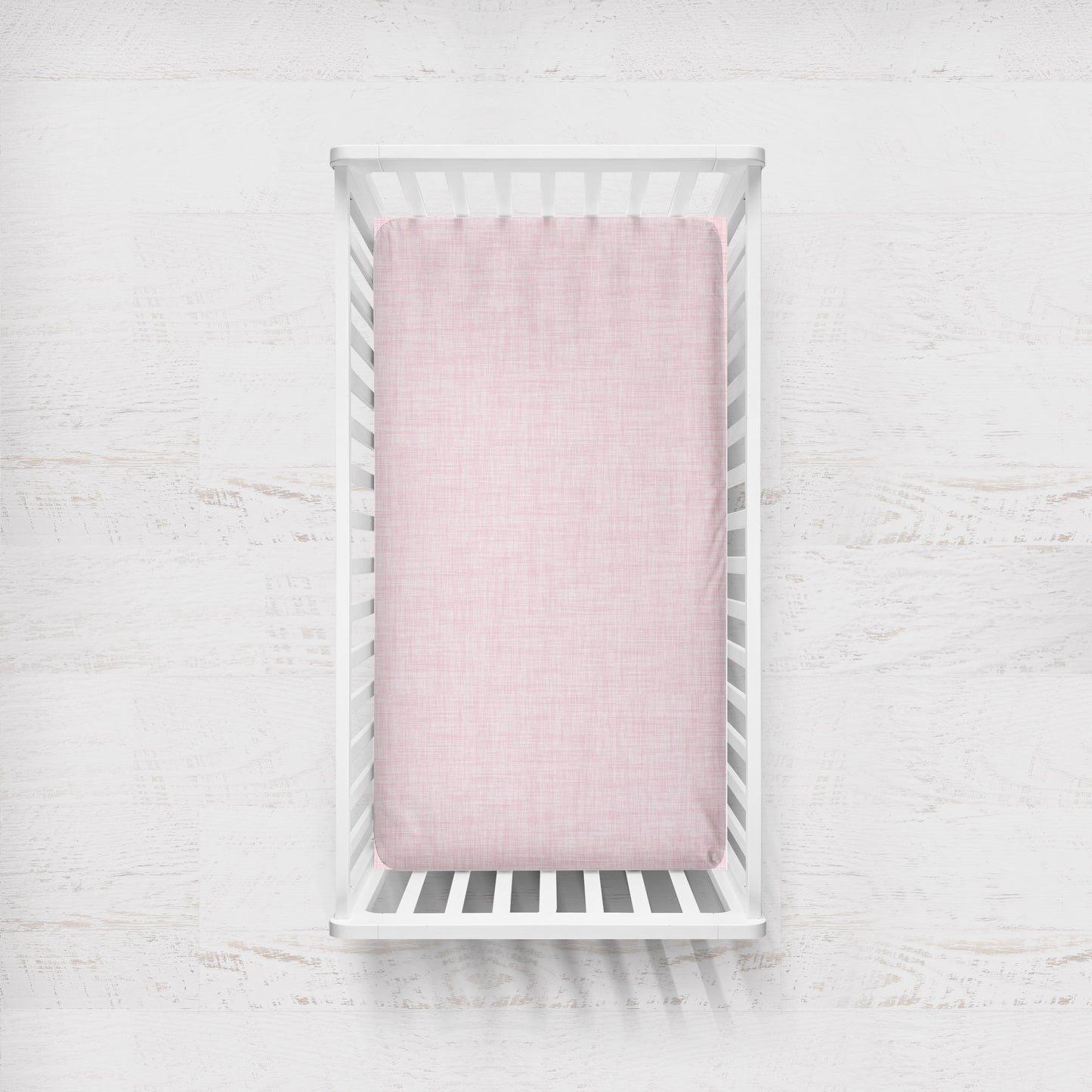 Drap contour pour bassinette | Rose Texturé
