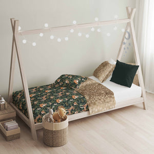Couverture de lit simple | Forêt Enchantée