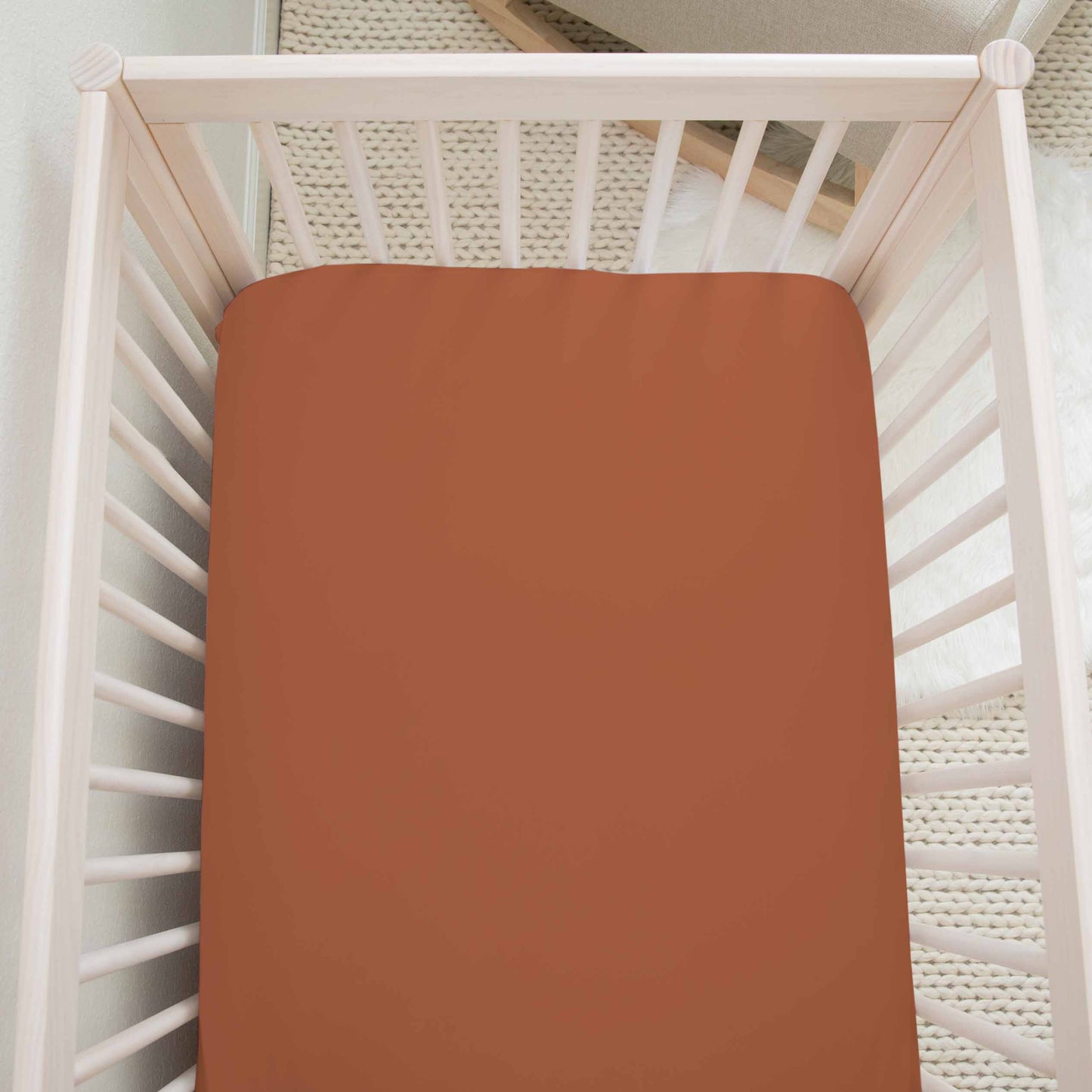 Drap contour pour bassinette | Basiques |  Rouille