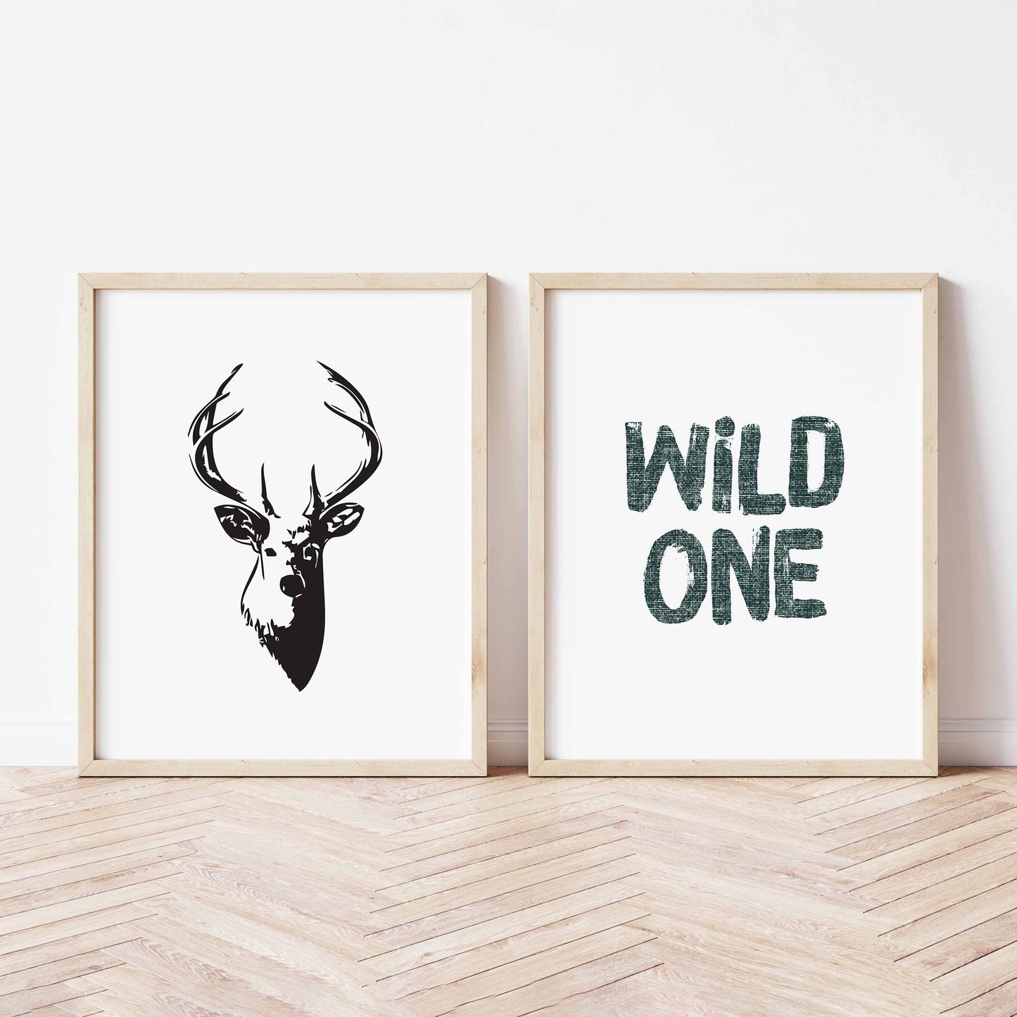 Ensemble de deux affiches numériques | Wild One