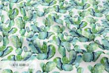 Charger l&#39;image dans la galerie, Drap contour pour bassinette | Cactus aquarelle