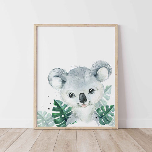Affiche numérique | Koala tropical