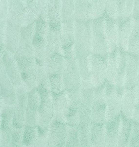 Couverture de lit simple | Patchwork chevreuil menthe et marine